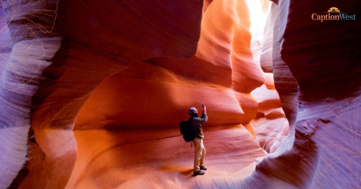 antelope canyon instagram captions