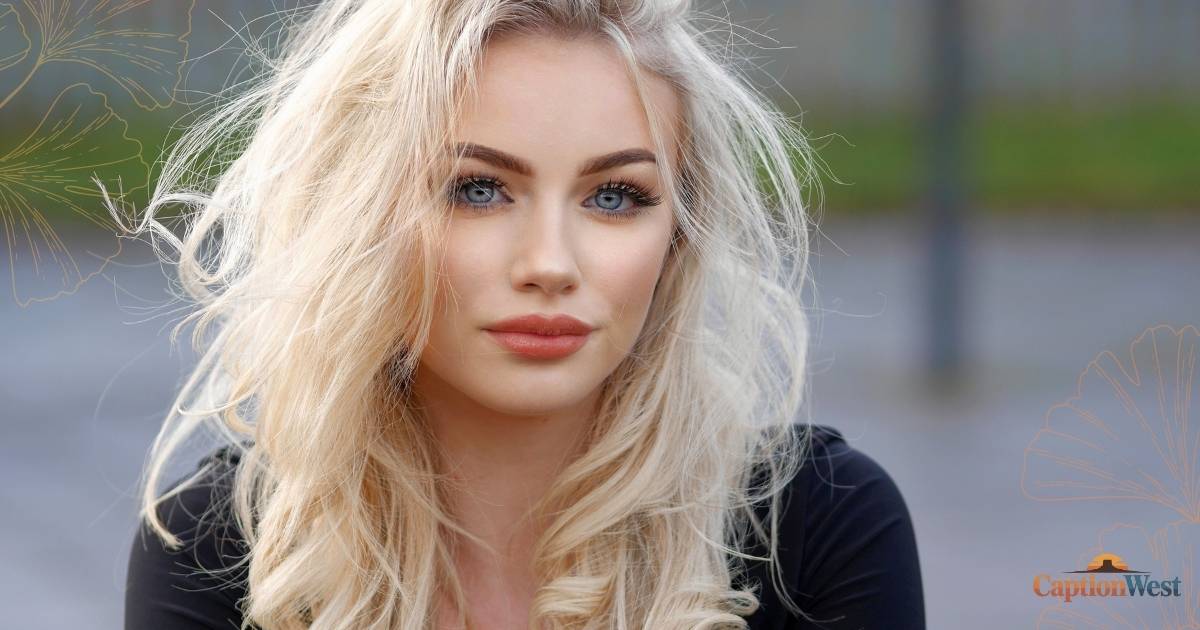 blonde hair captions instagram