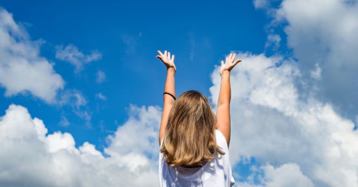 blue sky captions
