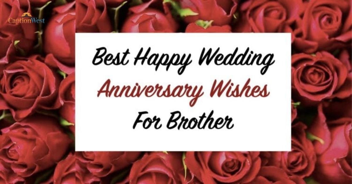 anniversary wishes for brother