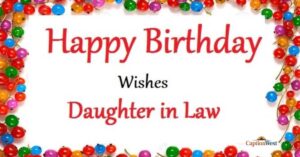 birthday wishes for daughter in law