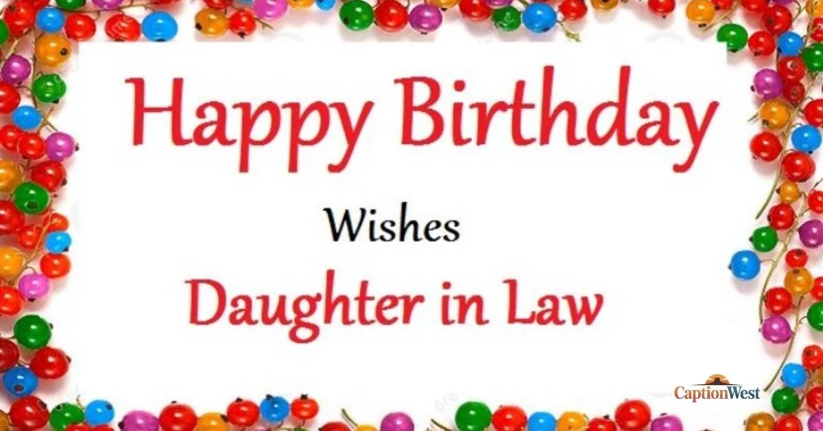 birthday wishes for daughter in law