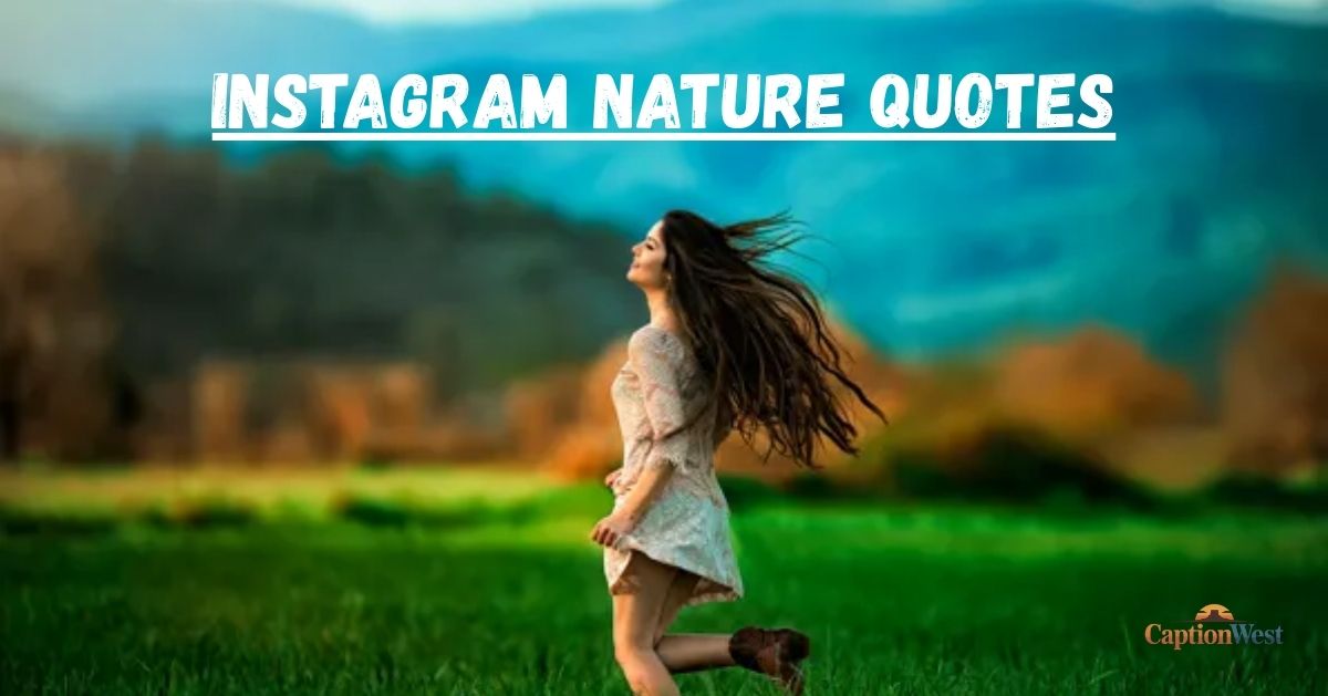 instagram nature quotes