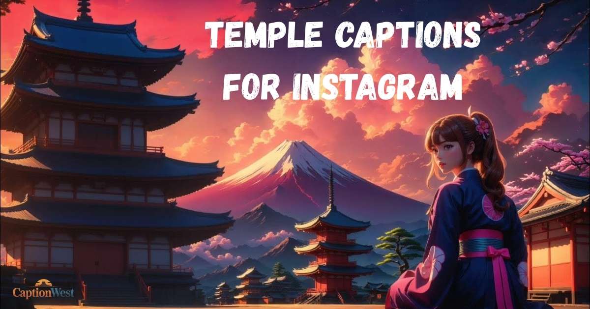 temple captions for instagram