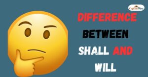 Difference between shall and will