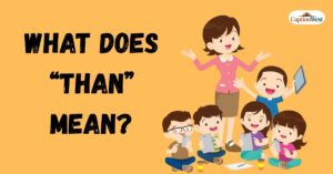 Difference between then and than