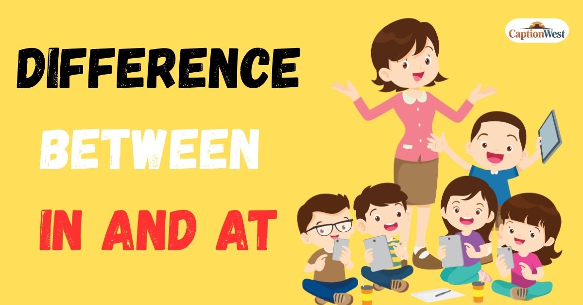 Difference between in and at