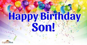 Happy Birthday Wishes for Son