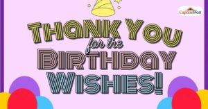 thank you for birthday wishes