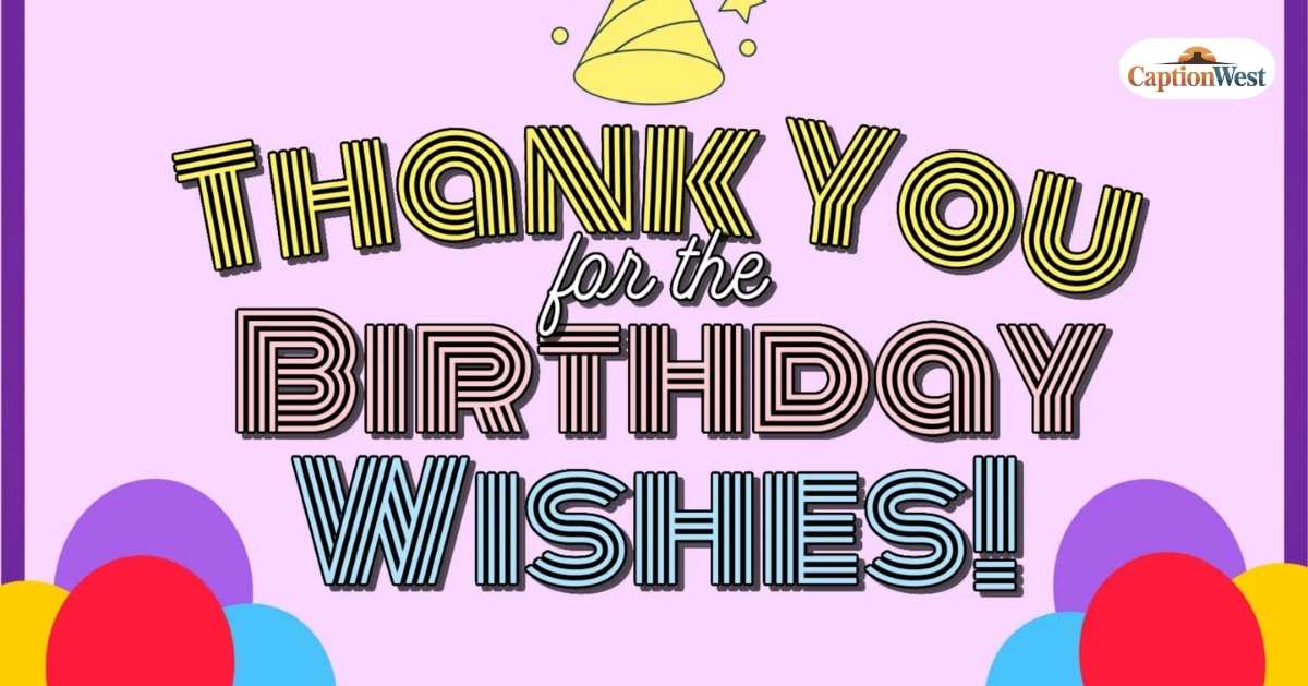 thank you for birthday wishes