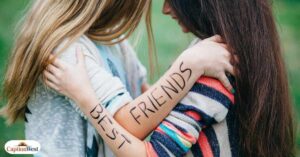 best friends captions